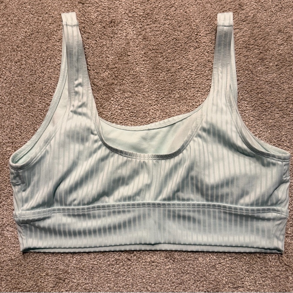 Women’s DSG Light Blue Swim Bikini Top size Large